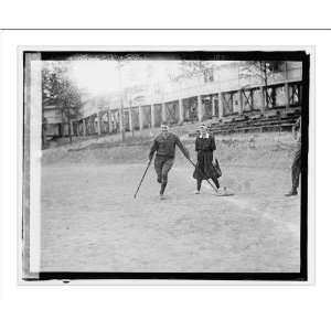    Historic Print (M) One leg ball team, Walter Reed