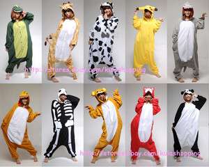   Pikachu Giraffe Fashion Animal Costume Cosplay Coat Party Outfit Hoody