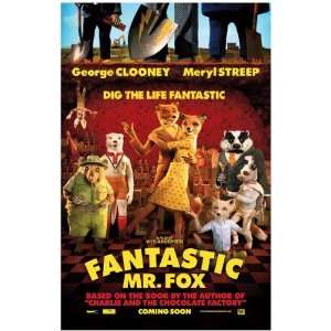 Fantastic Mr Fox   Wes Anderson   Clooney Streep 11x17 Poster  