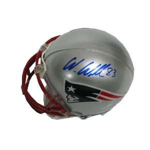 Wes Welker Autographed Mini Helmet