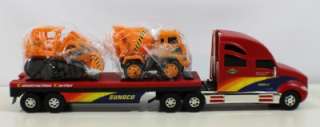 NIB Sunoco Gas Construction Carrier Toy Truck 2002 9th in Series #9 