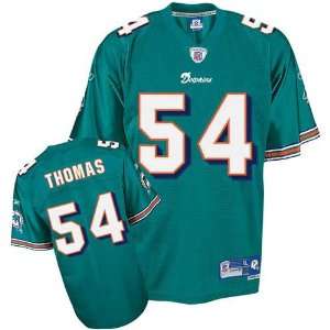 Zach Thomas #54 Miami Dolphins NFL Replica Player Jersey By Reebok 