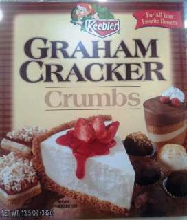   GRAHAM CRACKER CRUMBS 13.5 OZ PUDDING PIE CAKE CHEESECAKE CRUST  