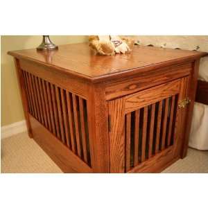  Wooden Dog Crate (Red Chestnut)   Large