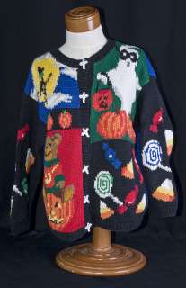  bartlett for the eagle s eye halloween cardigan sweater adult 