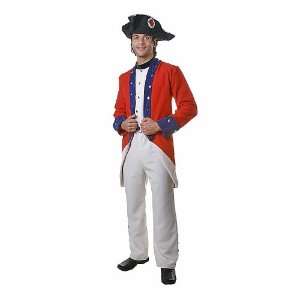  Adult Colonial Soldier   Size Medium By Dress Up America Toys & Games
