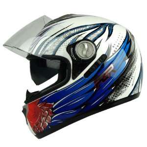 PGR DV100 THOR Dual Visor DOT APPROVED Motorcycle Full Face Helmet (X 