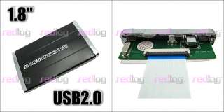 ZIF 1.8 USB 2.0 HDD Hard Disk Case for Toshiba Hitachi  
