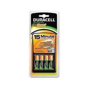  Duracell® DUR CEF15DX4 NIMH 15 MINUTE BATTERY CHARGER, 4 