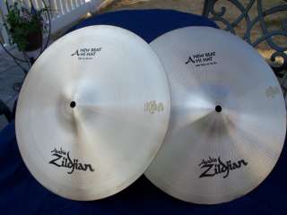 NEW ZILDJIAN A NEW BEAT 14 HI HAT CYMBALS  