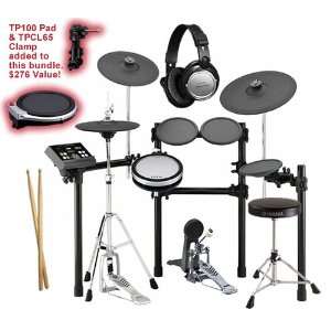  Yamaha DTX535K Electronic Drum Kit DRUM ESSENTIALS BUNDLE 