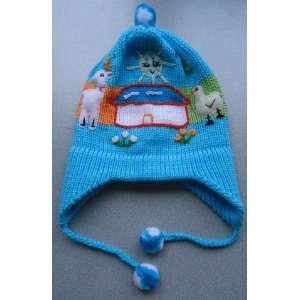  HAT CAP CHULLO EMBROIDERY 3D HANDMADE in PERU size CHILD 