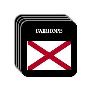 US State Flag   FAIRHOPE, Alabama (AL) Set of 4 Mini Mousepad Coasters