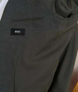 Hugo Boss Wool Blazer Gray 46L Wool 3 Button Perfect  