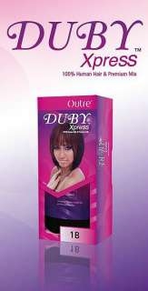 Outre Duby Xpress 100% Human Hair & Premium Mix Weave  