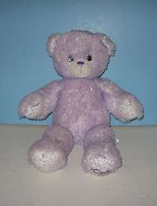 16 Build A Bear Purple iCarly Purple Teddy Glitter Plush  