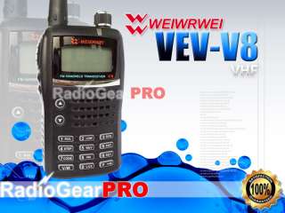 WEIERWEI VEV V8 VHF 136 174Mhz radio FREE earpiece  