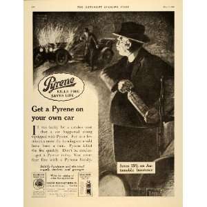   Insurance Guardene Fire Acid   Original Print Ad