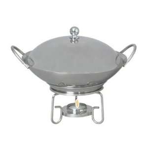 Set Of 12 Wok Fondue Sets With Stand/40 Oz. Wok With Cover 