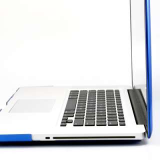   Blue Crystal Macbook Pro Case with TPU Blue Protective Keyboard Cover