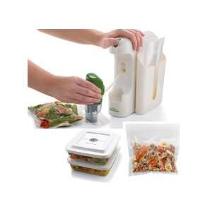 Foodsaver FSMSSY0214 Mealsaver Compact Vacuum Sealing System White 