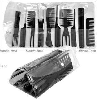 Set 10 Professional Hair Styling Hairdressing Comb New  