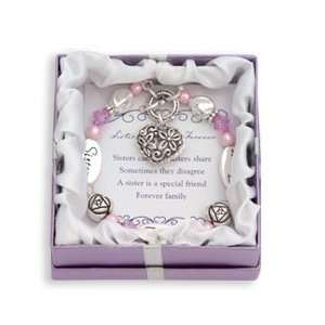   Friend, Forever Silver & Crystal Expressively Yours Bracelet Jewelry