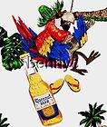New Parrot Head Beer Leis Hawaiian Shirt, white, M