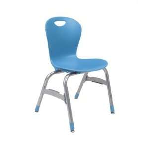 15 Zuma Chair Foot Type Nylon (Standard), Frame Finish Silver Mist 
