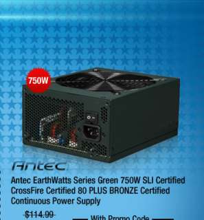   CrossFire Certified 80 PLUS BRONZE Certified Continuous Power Supply