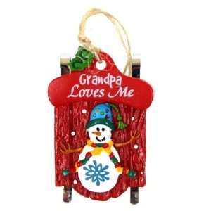  Ganz Personalized Grandpa Loves Me Christmas Ornament 