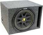 KICKER 15 LOADED 2010 C15 SUB VENTED SUBWOOFER BOX NEW