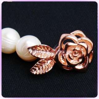 18K Gold Plated Rose Magnetic Clasp jewelry pendant DIY  