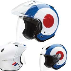  Z1R Ace Transit Royale Air Open Face Helmet X Small  Red 
