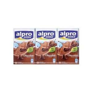Alpro Chocolate Soya Drink 3X250ml x 4  Grocery & Gourmet 