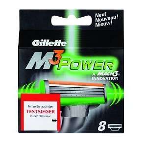  Gillette Mach 3 Power 8 Count