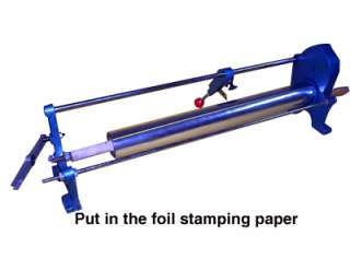   Hot Stamping Foil Vinyl Paper Film Roll Cutter Slitters Rotary Machine