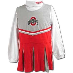  Ohio State Buckeyes Girls 4 6X Cheerleader Uniform