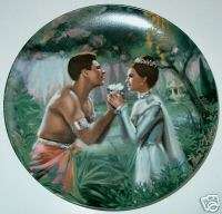 Knowles We Kiss In A Shadow King & I Collector Plate William Chambers 