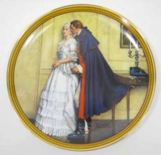 NEW IN BOX EDWIN M. KNOWLES Rockwell Display Plates. These plates 