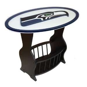  Seattle Seahawks Glass End Table