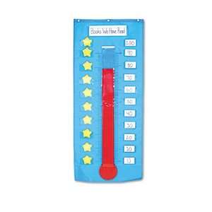 Carson Dellosa Publishing Thermometer/Goal Gauge Pocket Chart, 21w x 