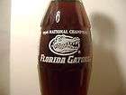 Florida Gators National Champs 1996 8oz coke bottle