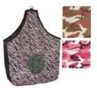 Cordura Hay Bag w/mesh sizes   Pink Camo Print