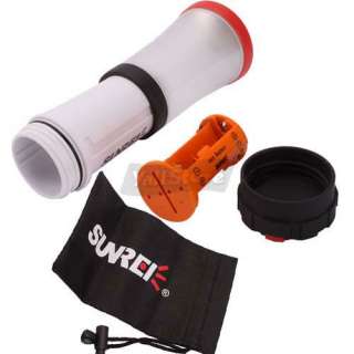 SUNREE 3W CREE Q3 LED Adjust Lantern Camping Light Red  