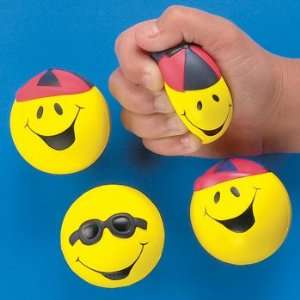  Goofy Smile Face Relaxable Balls   Novelty Toys & Stress 