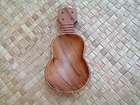 New) Wooden Medium Guitar (Ukulele) Bowl Monkeypod Wood