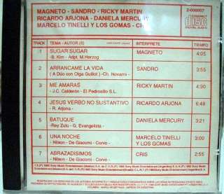 SANDRO, RICKY MARTIN, ARJONA & OTHERS ARGENTINA PRO CD  