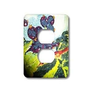 Florene Contemporary Abstract   Grapes Of Wrath   Light Switch Covers 