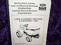 Ford Lawn & Garden Tractor & Equipment Parts Manual  